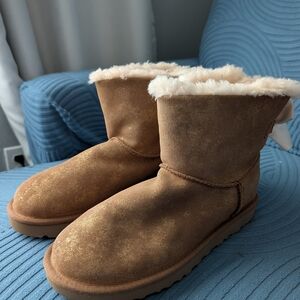 UGG Cream Shearling Boots